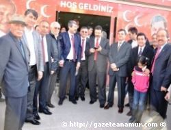 MYK yesi Hidayet Kln'n Anamur MHP Ziyareti